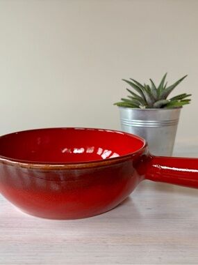 De Silva Terracotta Red Slow Cooking Saucepan. Made in Italy. NEW❤️